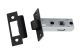 Защёлка межкомнатная BUSSARE L6-45 PLAST BLACK (черный матвоый, пластиковый язычок)