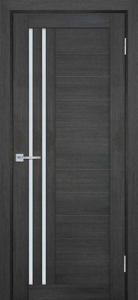 ТЕХНО 738 nanotex, грей 800*2000 стекло белый сатинат