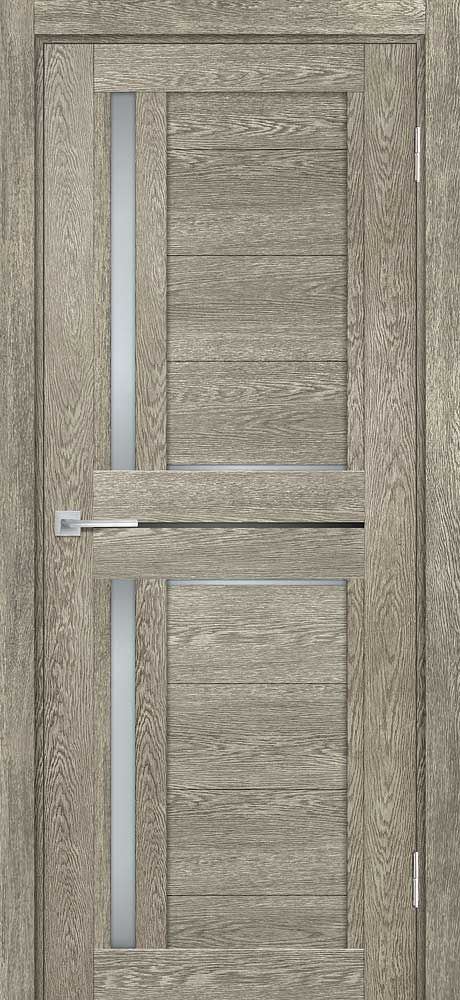 ТЕХНО-804 nanotex, гриджио 600*2000 стекло белый сатинат, черный лакобель