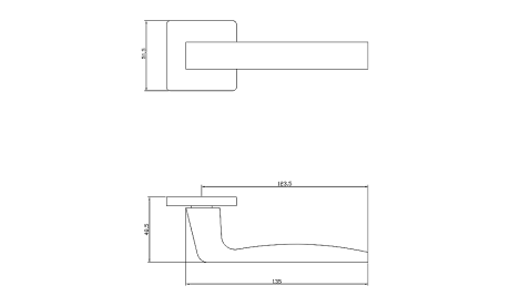 Ручка ADDEN BAU DUNE S-531 BLACK (цвет ЧЁРНЫЙ МАТОВЫЙ)