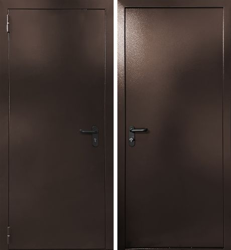 ДПМ 01 EI60, мет.1,2 мм.,880*2050 RAL8017 шагрень, ппж кл/верт, порог 37 мм, правая
