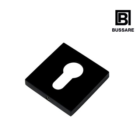 BUSSARE накладка на цилиндр  B0-40 BLACK Черный/Квадрат/