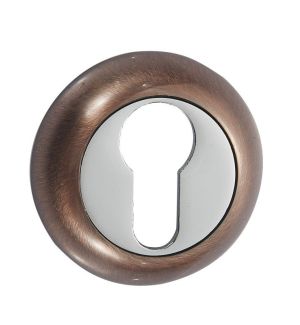 Накладка под цилиндр "Vantage" ЕТ R медь/Круг/ст./ЗАКАЗНАЯ/