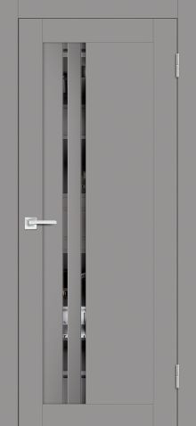 PST-10 soft-touch, серый бархат 900*2000 стекло зеркало тонированное