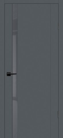 PSC-10 PP, графит 700*2000 стекло серый лакобель