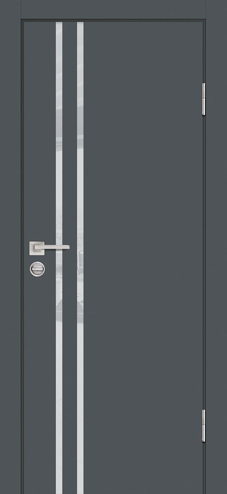 P-11 NEW PP графит, 800*2000 стекло лунный лакобель