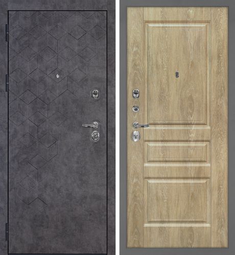 ДМ Тетра-126 муар серый,гардиан32.11/30.01(Темный бетонФЛ-126/Версаль-2 шале PVC дуб песочный)860Л