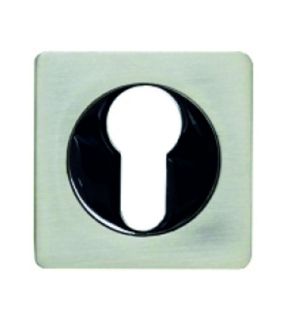 Накладка под цилиндр "Vantage" ЕТ 02 D матовый никель/Квадрат/ст.