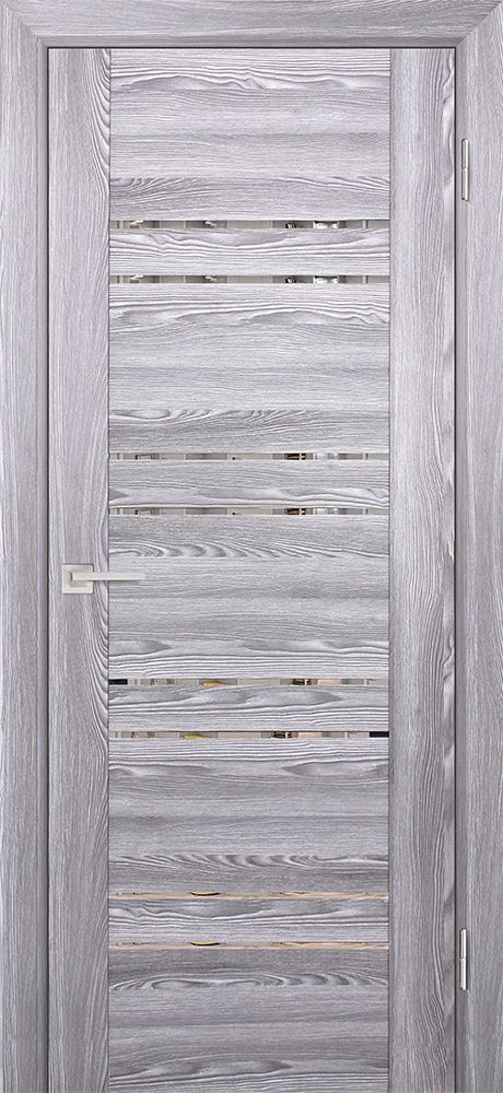 PSK-1 nanotex, ривьера грей ДГ2000х400 стекло зеркало светлое