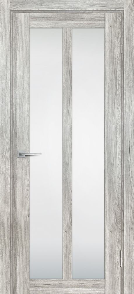 PSL-22  nanotex, сан-ремо серый 900*2000 стекло сатинат белый