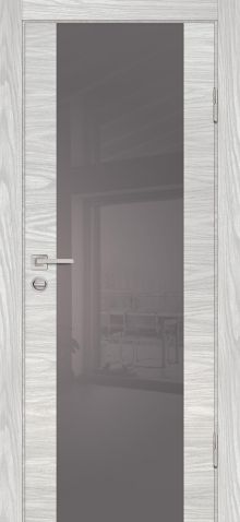 P-7 NEW PP дуб скай бежевый, 600*2000 стекло серый лакобель