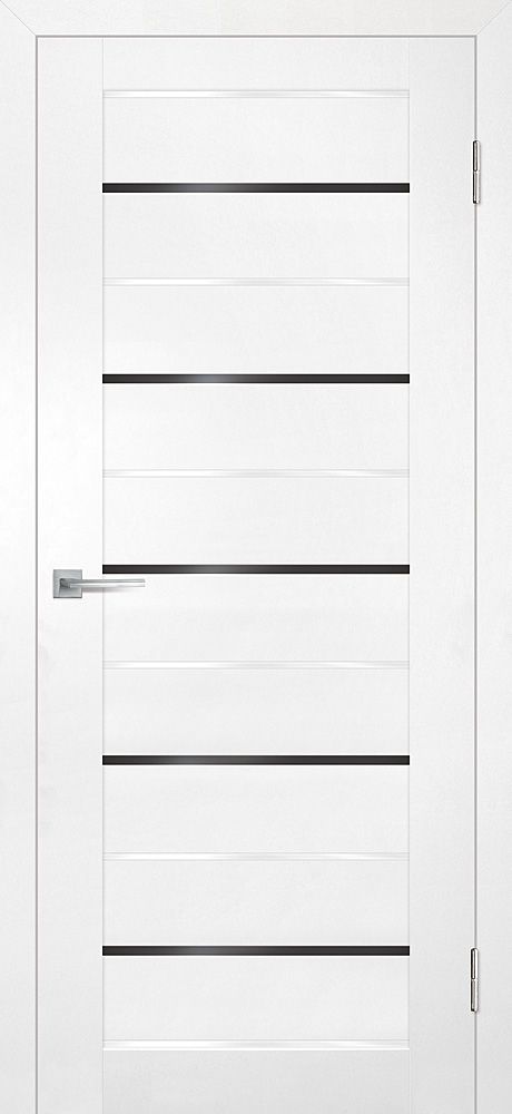 PSС-48  РР, белый 700*2000 ст.черный лакобель, глянцевый молдинг