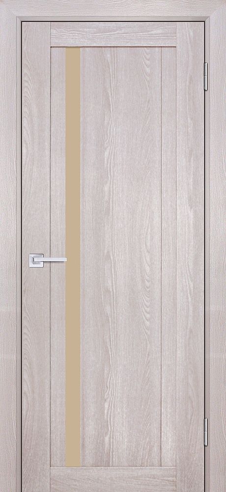 PSK-8 nanotex, ривьера крем 700*2000 стекло кремовый лакобель