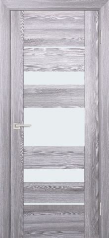 PSK-5 nanotex, ривьера грей 550*1900 стекло Белый лакобель