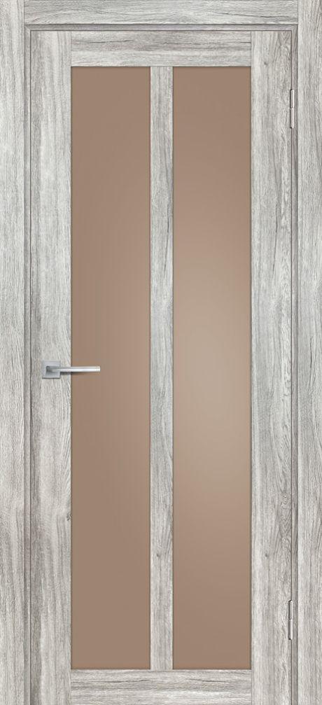 PSL-22  nanotex, сан-ремо серый 600*1900 стекло сатинат бронза