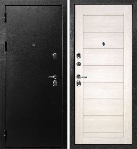 ДМ С-1 титан, замки Гардиан (металл гладкий/ ТЕХНО 708 nanotex сандал бежевый) 960 Л