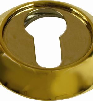 Накладка на ключевой цилиндр SILLUR CL P.GOLD (золото блестящее, круглое основание)