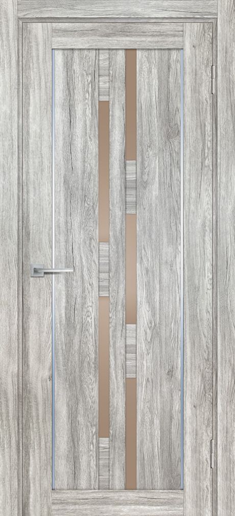 PSL-33  nanotex, сан-ремо серый 900*2000 стекло сатинат бронза