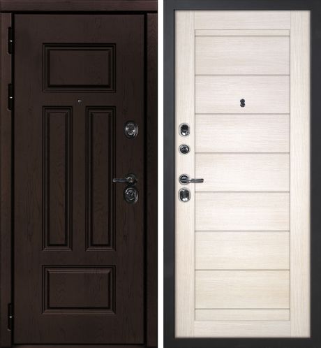 ДМ Э-2 шагрень черный, Cisa Blokator/Kale (ФП-6 дуб крафт./ТЕХНО 708 nanotex сандал бежевый) 860 Л