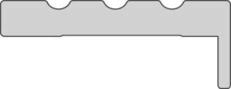 Наличник каннелюр эмалит, Белый 80*10*2150 телескоп   /МР/