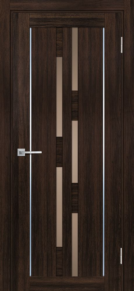 PSL-33  nanotex, сан-ремо шоколад 600*1900 стекло сатинат бронза