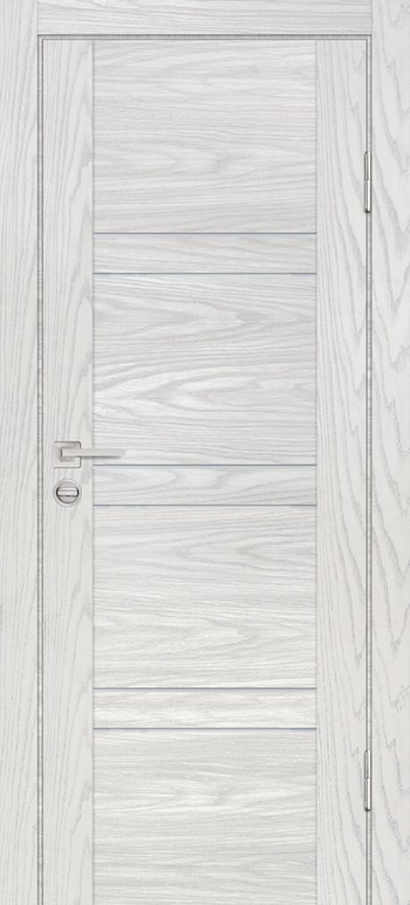 PSM-6 PP дуб скай бежевый, 800*2000 стекло лунный лакобель