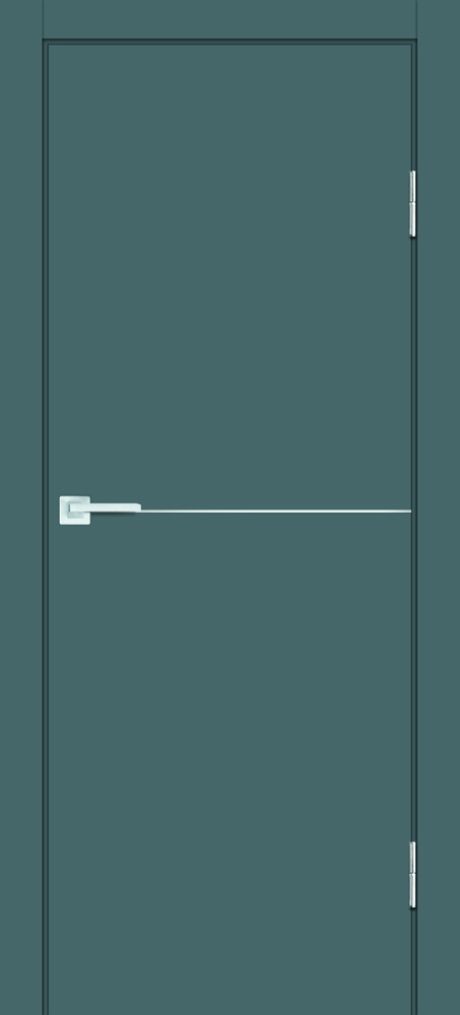 P-19 NEW PP графит, 900*2000 Al-молдинг 5мм/врезка под замок и ручку