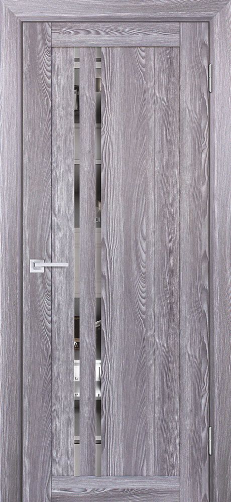 PSK-10 nanotex, ривьера грей ДП1900х550 стекло зеркало светлое