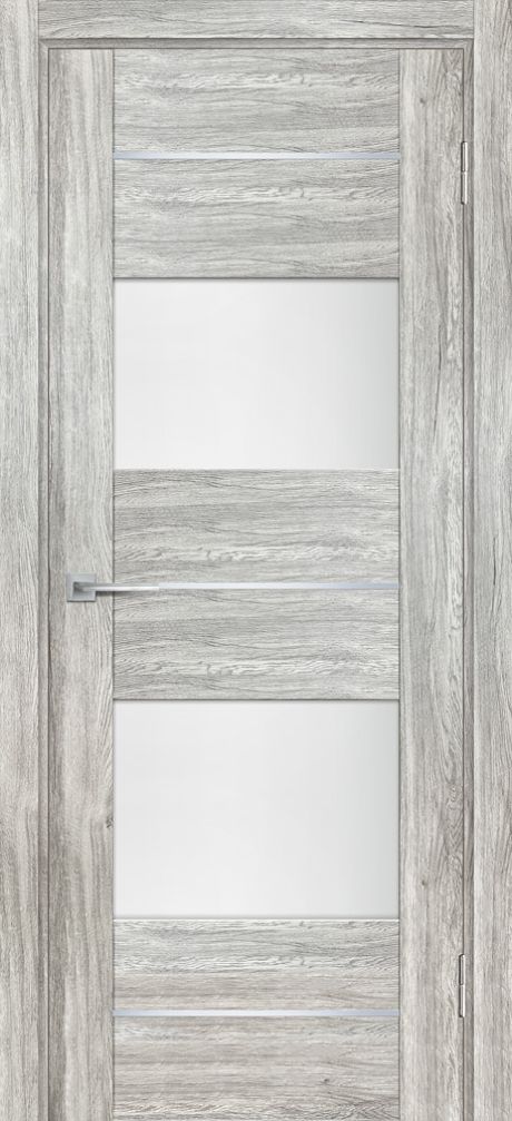 PSL-21  nanotex, сан-ремо серый 600*1900 стекло сатинат белый