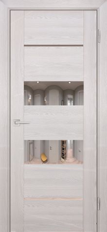 PSK-6 nanotex, ривьера крем ДГ2000х400 стекло зеркало светлое