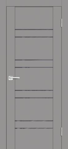 PST-1 soft-touch, серый бархат 700*2000 стекло серый лакобель