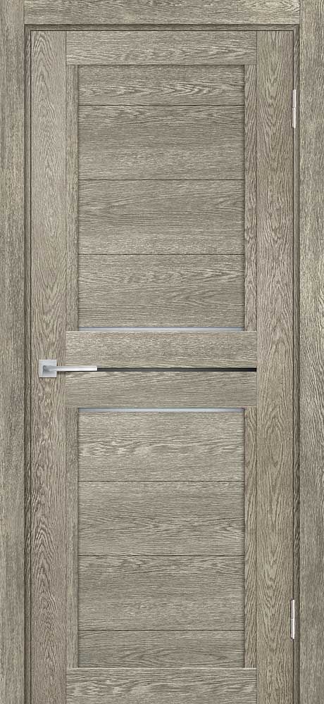 ТЕХНО-805 nanotex, гриджио 600*1900 стекло белый сатинат, черный лакобель