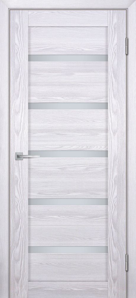 Лайт-07 nanotex, клен айс 600*2000 стекло белый сатинат