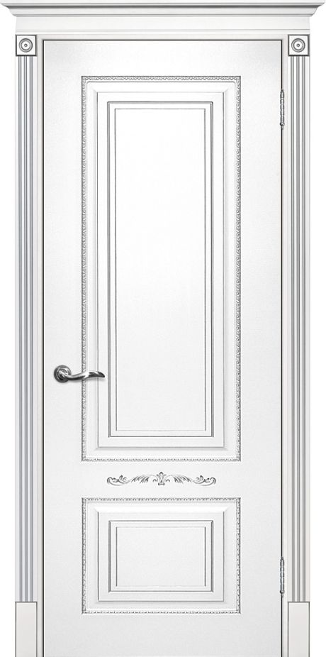 Smalta-04 ДГ 600*1900  Ral9003 Белый, патина серебро /ИД/