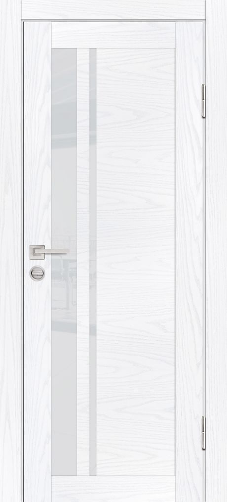 PSM-8 PP дуб скай белый, 800*2000 стекло лунный лакобель