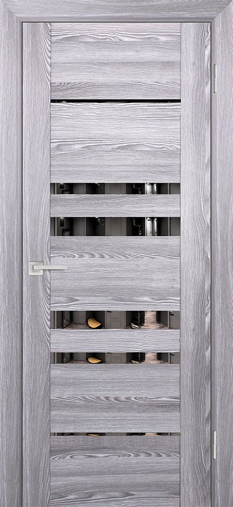 PSK-4 nanotex, ривьера грей 700*2000 стекло тонированное Зеркало