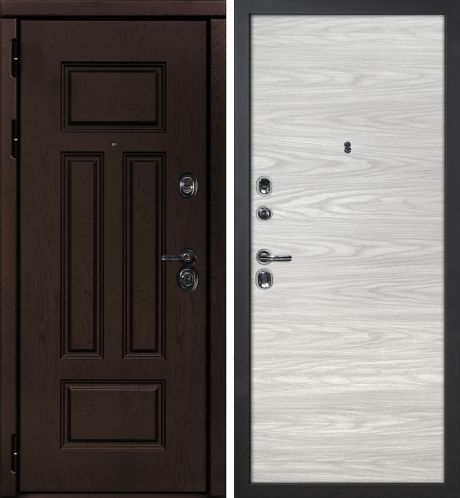 ДМ Э-2 шагрень черный, Cisa Blokator/Kale (ФП-6 дуб крафт./ гладкая PP дуб скай бежевый) 860 Л