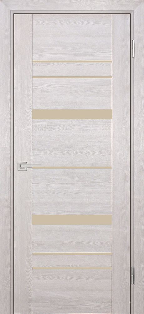 PSK-2 nanotex, ривьера крем 700*2000 стекло Кремовый лакобель