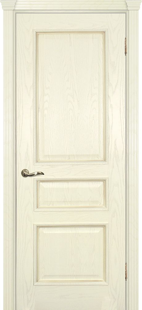 Фрейм 03 Ясень бисквит, багет тиснение патина карамель, глухое 600*1900