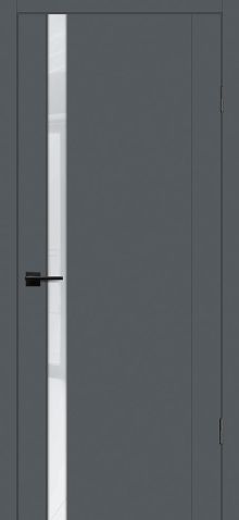 PSC-10 PP, графит 800*2000 стекло белый лакобель