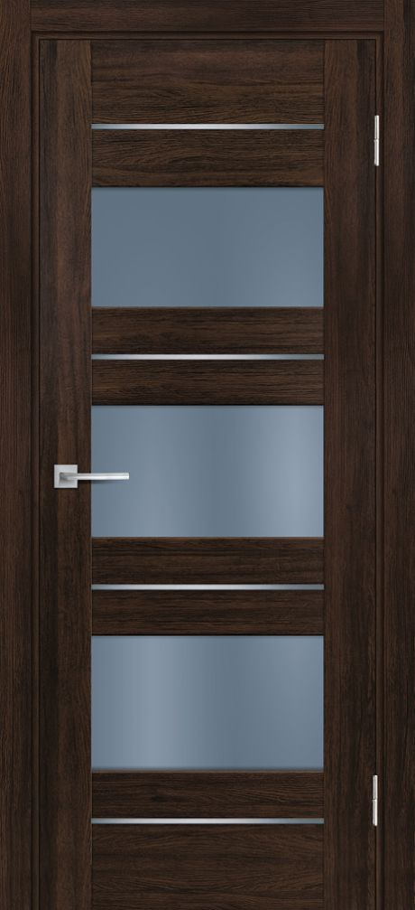 PSL-11  nanotex, сан-ремо шоколад 600*2000 стекло сатинат графит