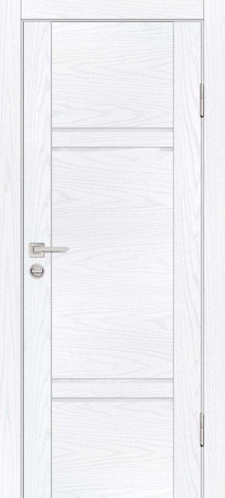 PSM-5 PP дуб скай белый, 550*1900 стекло белоснежный лакобель