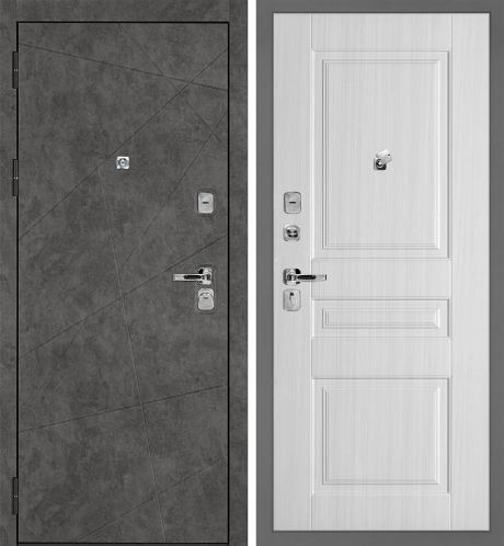 ДМ Урбан-127 муар серый, Kale 252R/Border (Бетон темный ФЛ-127/PR-150 Сандал белый ) 880 Л