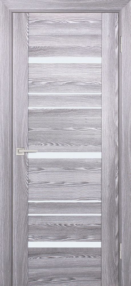 PSK-3 nanotex, ривьера грей 700*2000 стекло Белый лакобель