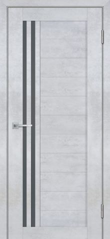 Лайт-13/1 nanotex, бетон снежный 550*1900 стекло графит сатинат