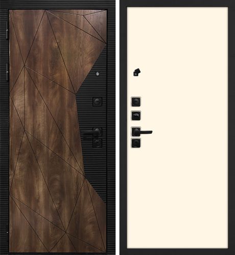 ДМ Лофт-2 шагр,черн,замкиKale(СБ101 Дуб коньяк,пат,кварц/гладкая, PP магнолия ) 860 Л