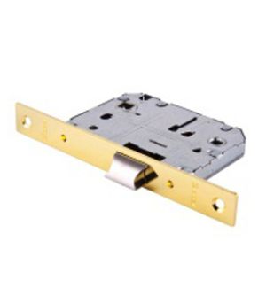 GLOBAL замок межкомнатный 6S (кв.планка)  70-50 WS PG полированная латунь /Распродажа/