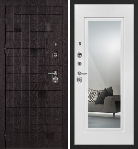 ДМ Нона-36 муар черный,Kale 442R/Kale 447L(Горький шоколад ФЛ-36/PR-192 Z Белое дер,зеркало)880 Л