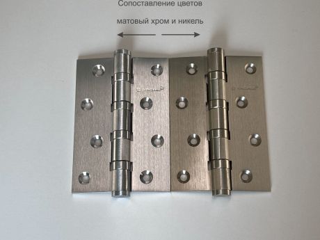 Универсальная петля врезная латунная A010-C 100X70X3-4BB-1HH (никель)