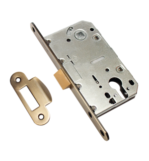 Защёлка врезная под ключевой цилиндр ADDEN BAU. KEY 418 BRONZE (цвет БРОНЗА)